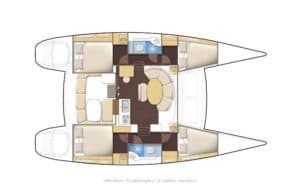 Yachtlayout Lagoon 380