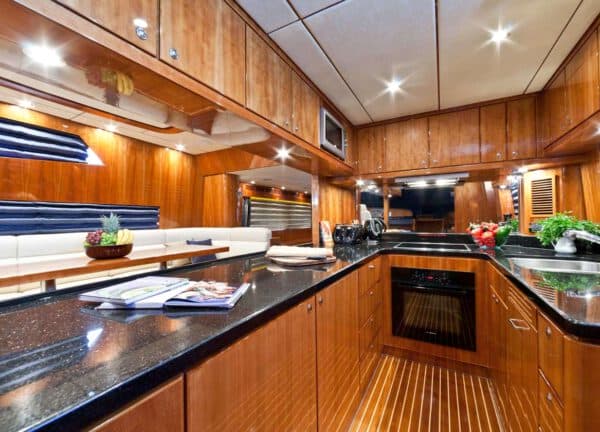 kitchen motor yacht monte fino 78 mallorca