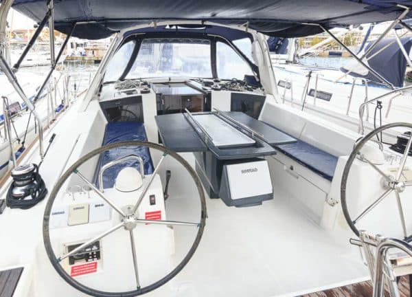steering wheels sailing yacht oceanis 41 2012
