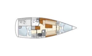 Yachtlayout Hanse 325