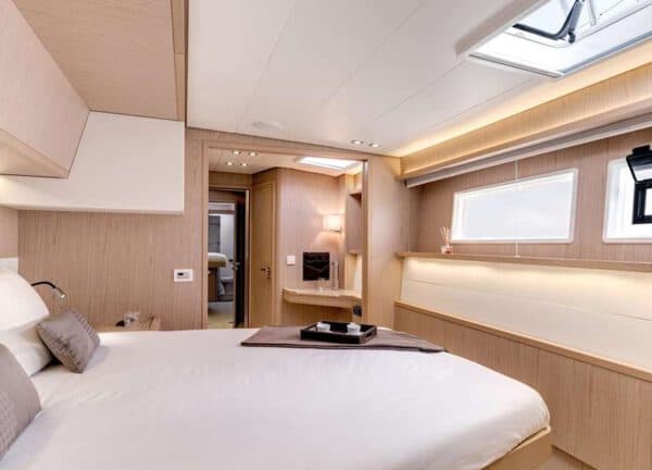 master cabin catamaran charter lagoon 52f