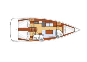 Yachtlayout Oceanis 41