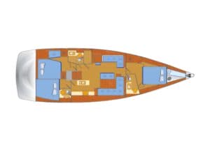 Yachtlayout Hanse 548 Owner Version