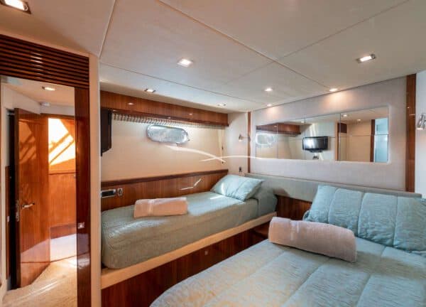 two bed cabin motor yacht sunseeker manhattan 70 ibiza