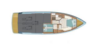 Yachtlayout Fjord 52 Open “First Love”
