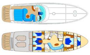 Yachtlayout Baia Azzurra 63 „Pongo“