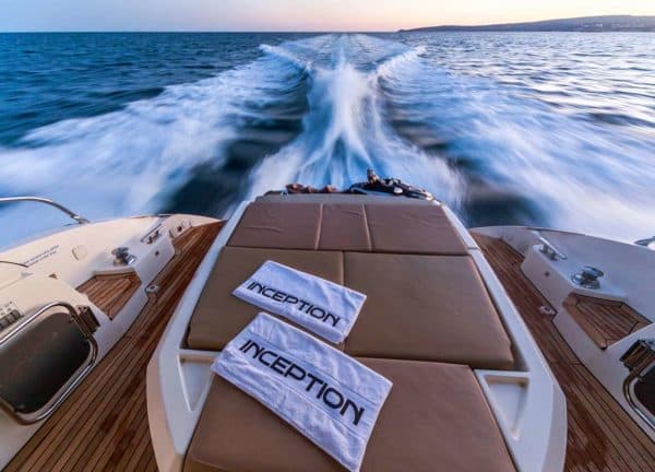 sunbeds motor yacht charter atlantis 58 inception