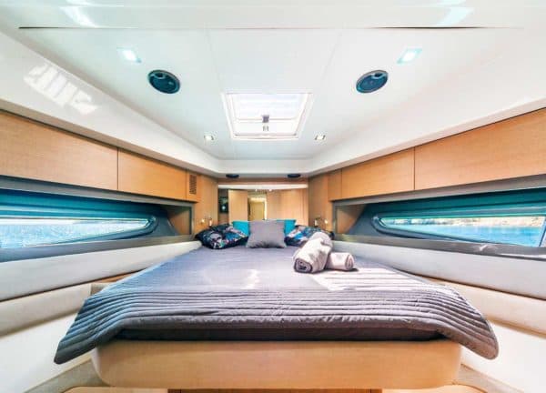 vip cabin motor yacht charter atlantis 58 inception