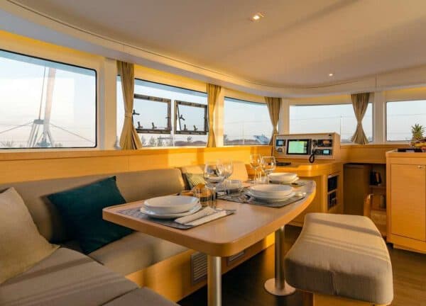 lounge catamaran lagoon 42 charter mallorca