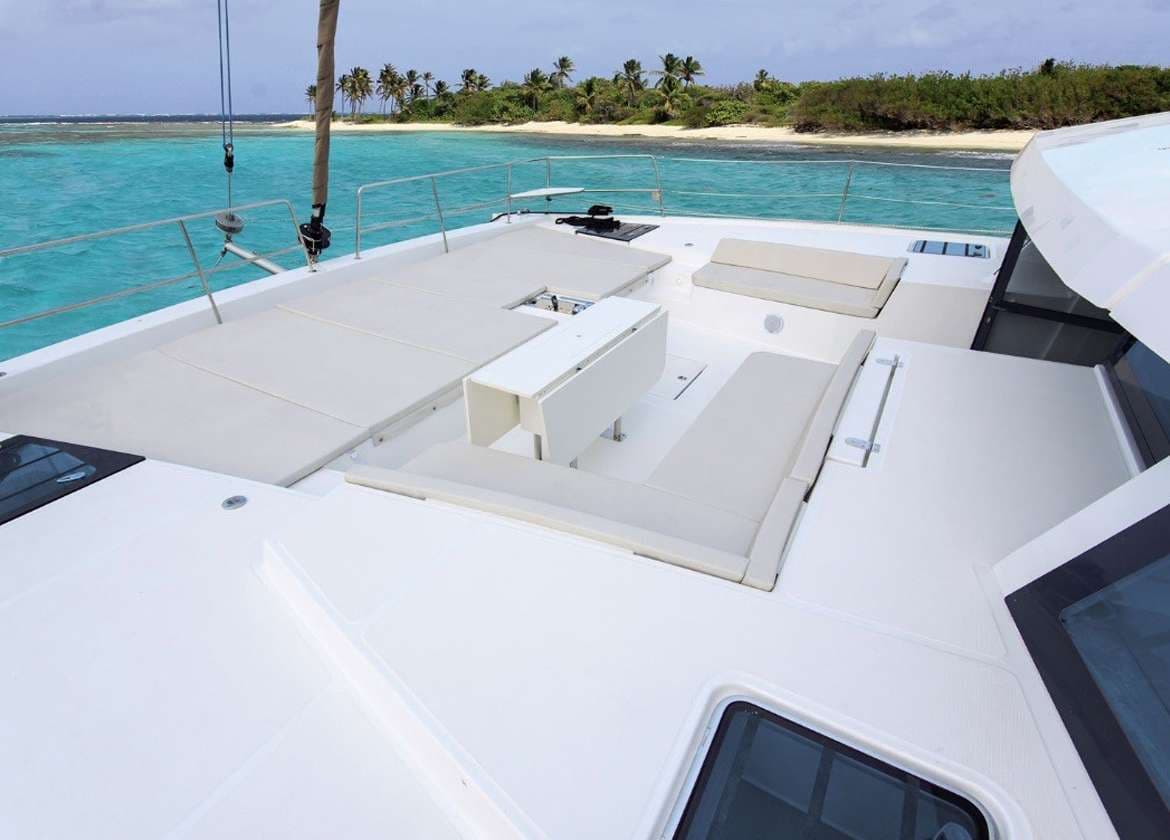 sunbeds catamaran charter bali 54 mallorca