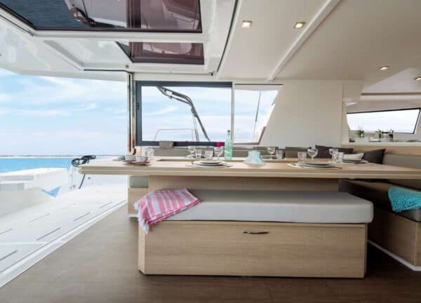 upperdeck seating catamaran charter bali 54 mallorca