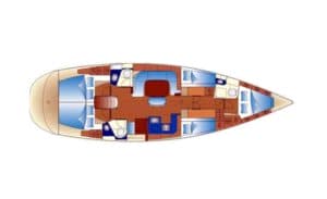 Yachtlayout Bavaria 49