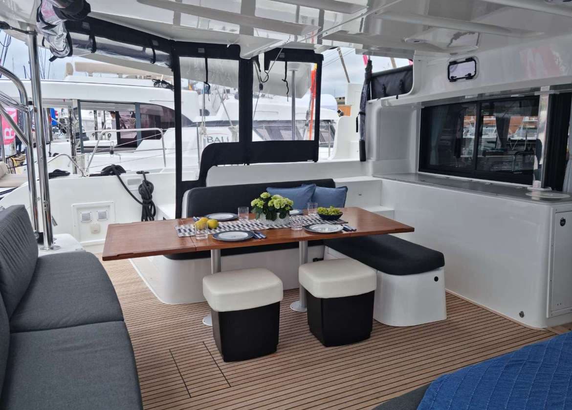 upperdeck seating catamaran charter lagoon 46