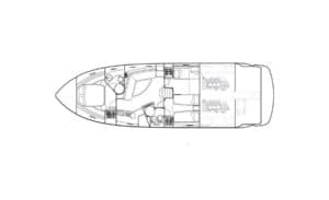 Yachtlayout Sunseeker Portofino 53 „Pavito“