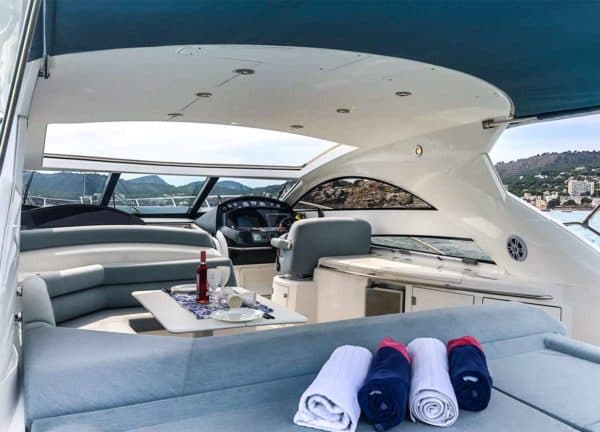 upperdeck motor yacht sunseeker portofino 53 pavito charter