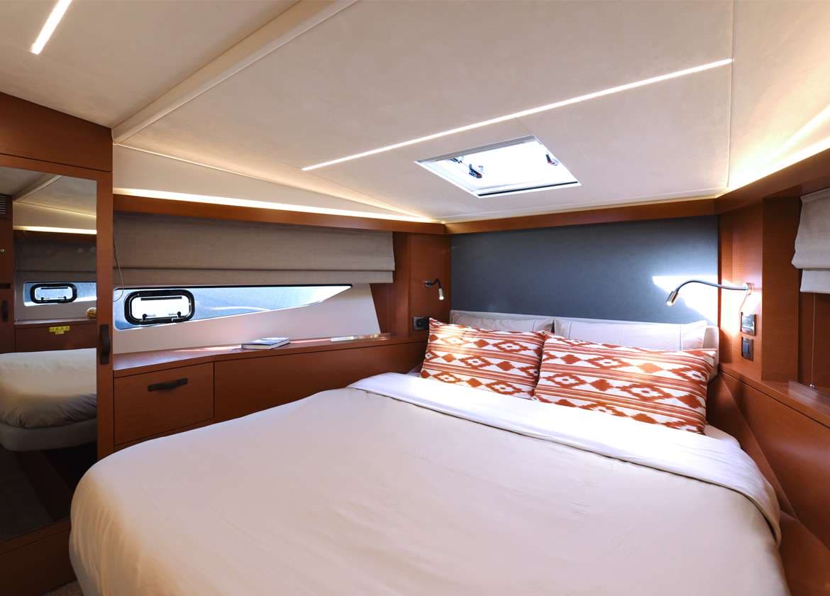 VIP Kabine Motoryacht prestige 420 fly Mallorca