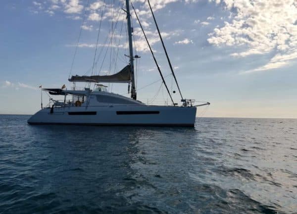 balearic islands catamaran privilege 615