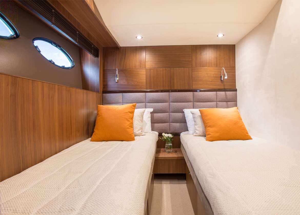 Zweibett Kabine Motoryacht princess 64 mio barco