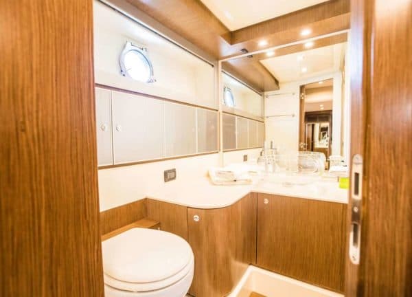 bathroom motor yacht riva 68 ego pendragon charter mallorca