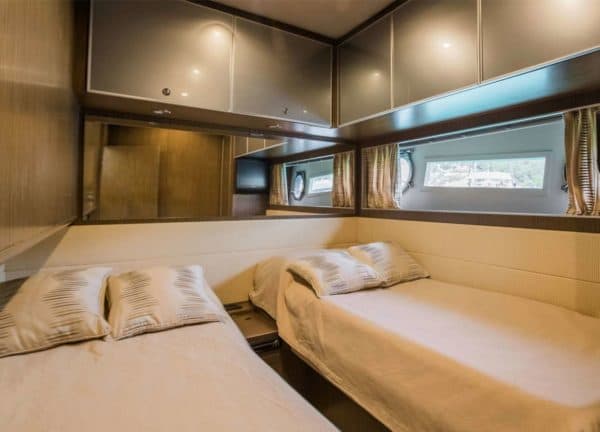 two bed cabin motor yacht riva 68 ego pendragon
