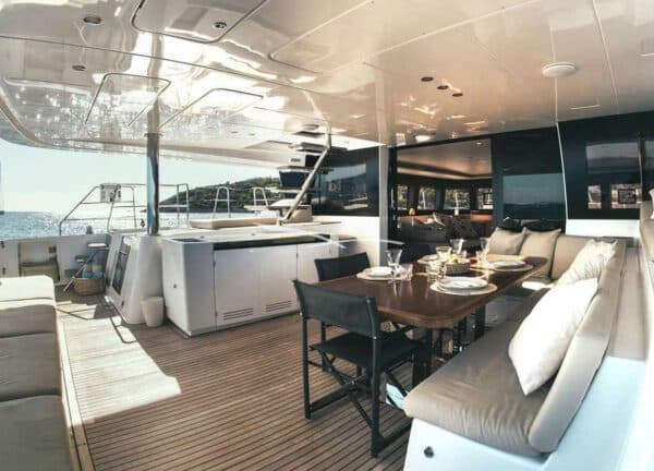 upperdeck catamaran lagoon 620 balearic islands