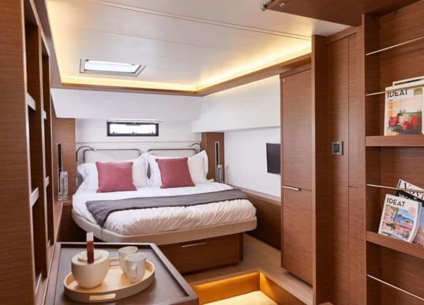 vip cabin catamaran lagoon 46 charter mallorca