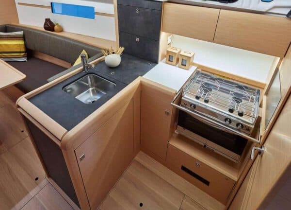 kitchen sailing yacht sun odyssey 349 2019 mallorca