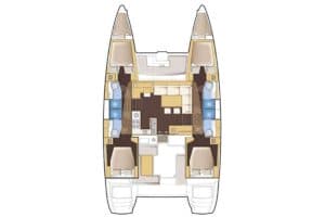 Yachtlayout Lagoon 450 S