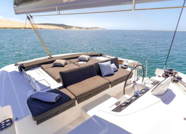 upperdeck catamaran lagoon 46 for charter mallorca