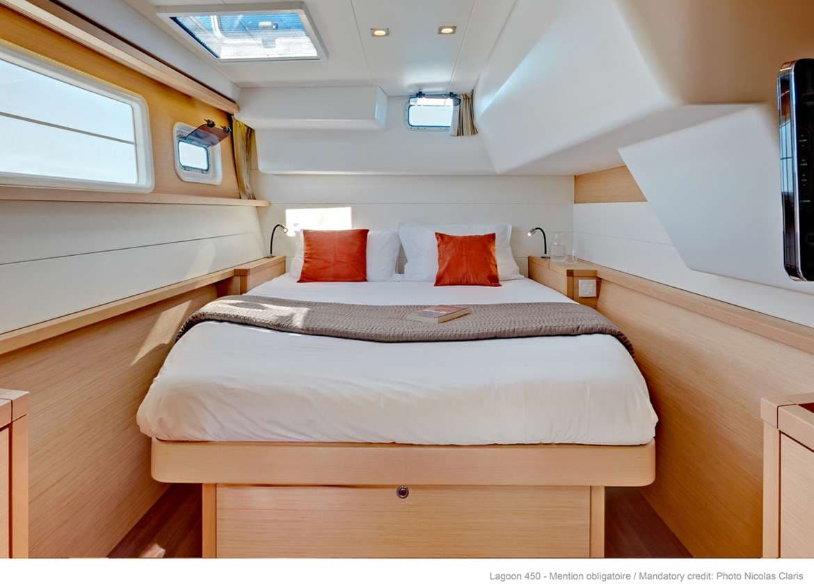 vip cabin catamaran lagoon 450s