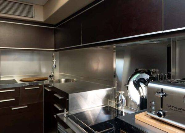 kitchen motor yacht azimut 68s manzanos mallorca