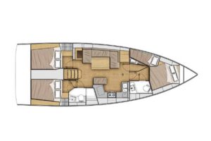 Yachtlayout Oceanis 40.1