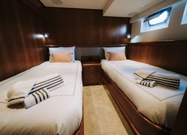 two bed cabin motor yacht charter mallorca las ninas