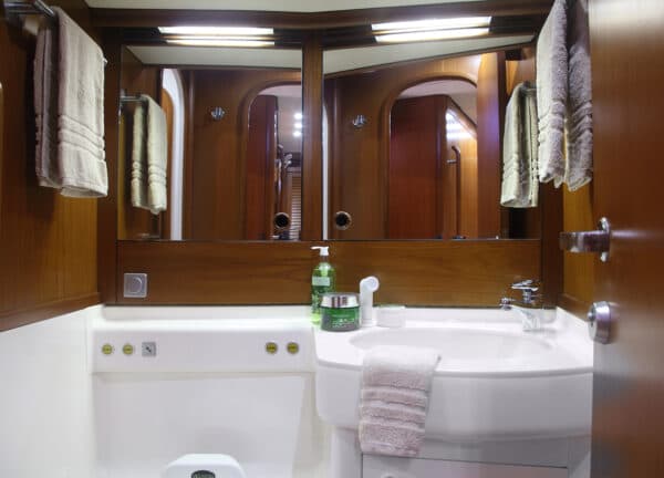 bathroom luxury yacht nautors swan eastern mediterranean