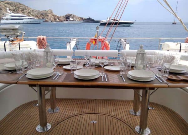 upperdeck seating catamaran fountaine pajot 56 mallorca