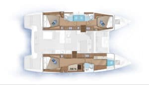 Yachtlayout LAGOON 46 “Infinity”