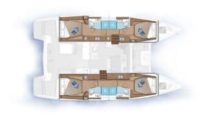 Yachtlayout LAGOON 46 “New Horizon”