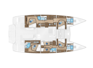 Yachtlayout Lagoon 55 “Slow Down“