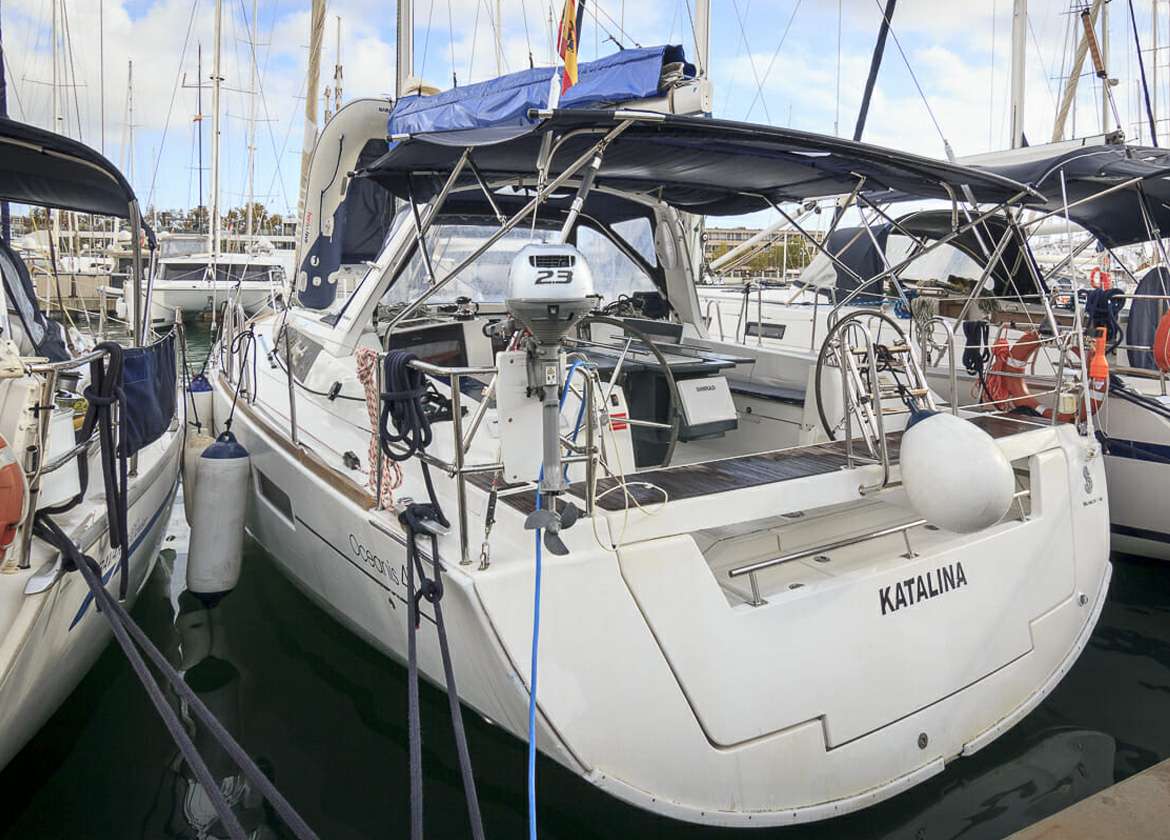 Heck Segelyacht oceanis 41 2012 charter