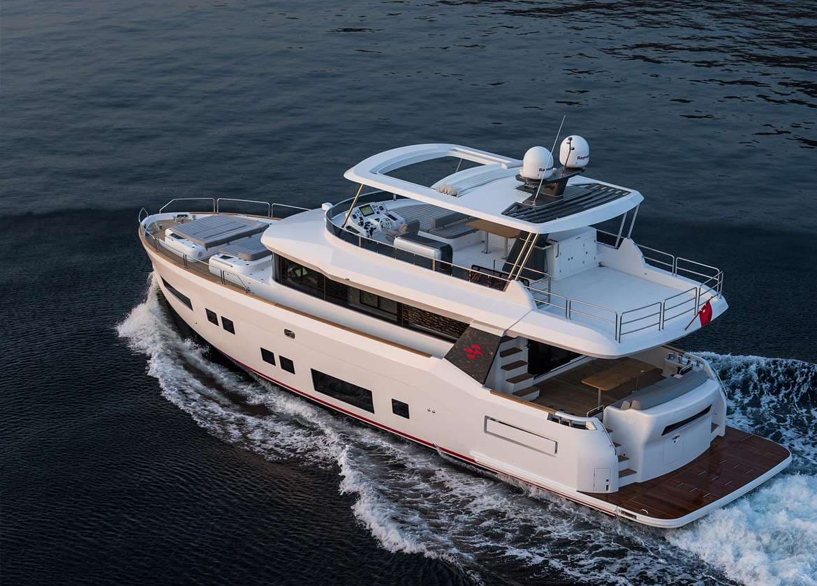 Motoryacht charter sirena 64 salacia balearics