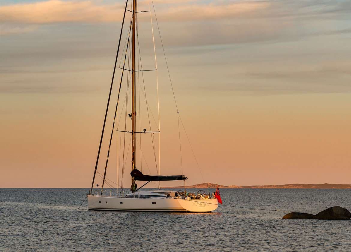 Segelyacht balearics charter cnb 23m xaira