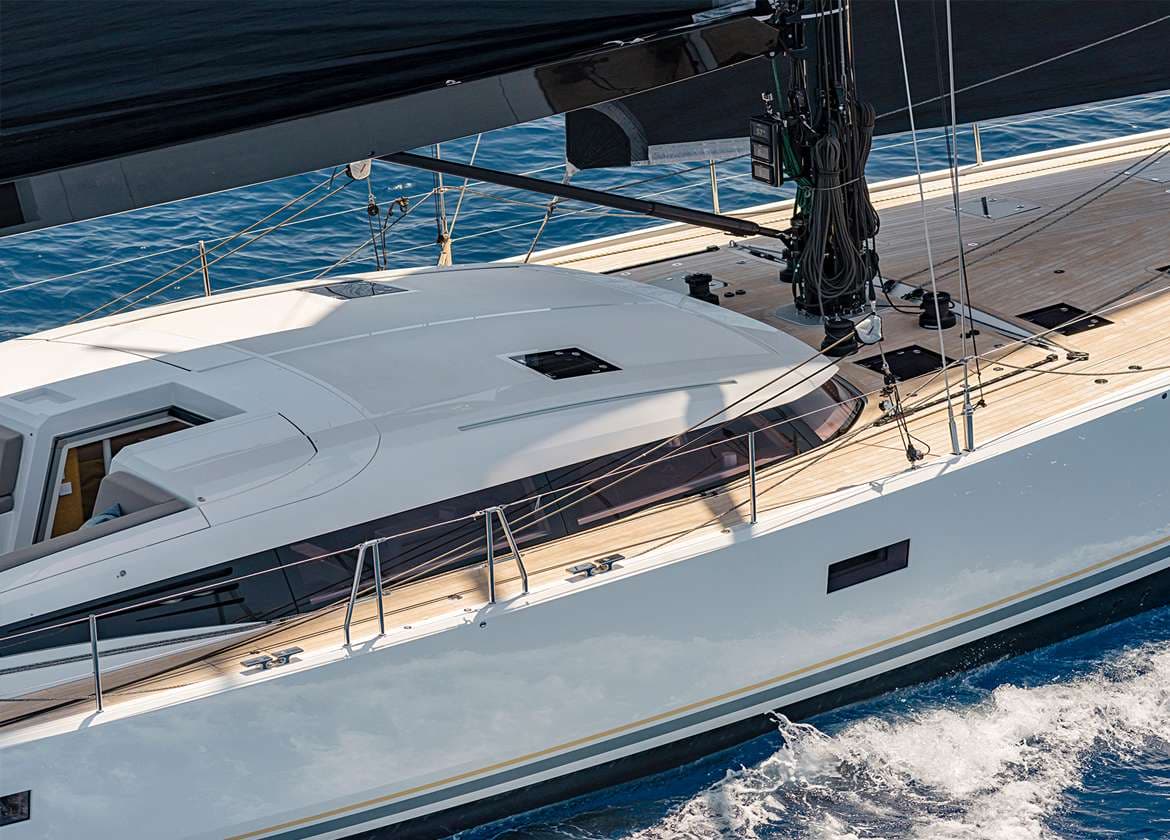 Oberdeck Segelyacht Balearen cnb 23m xaira
