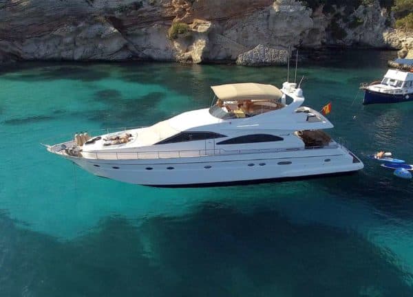 Motoryacht astondoa 72 kitty kat Mallorca charter