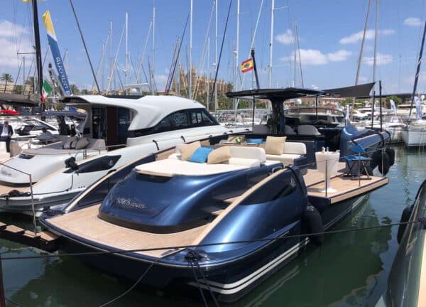 Motoryacht solaris power 48 open Mallorca Heck
