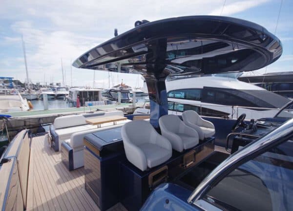 Motoryacht solaris power 48 open Mallorca Oberdeck